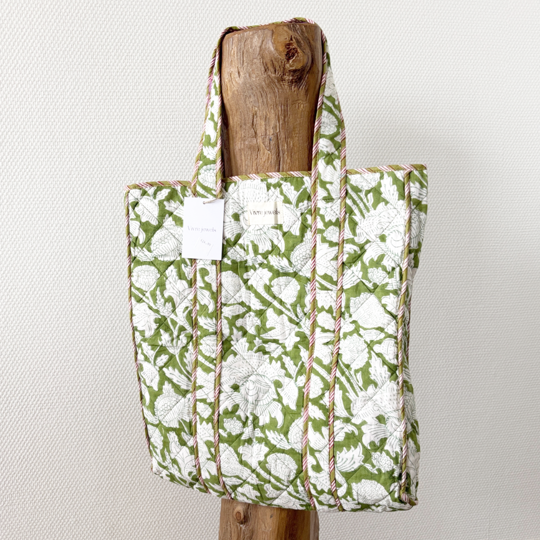 blooming reversible tas paars/groen