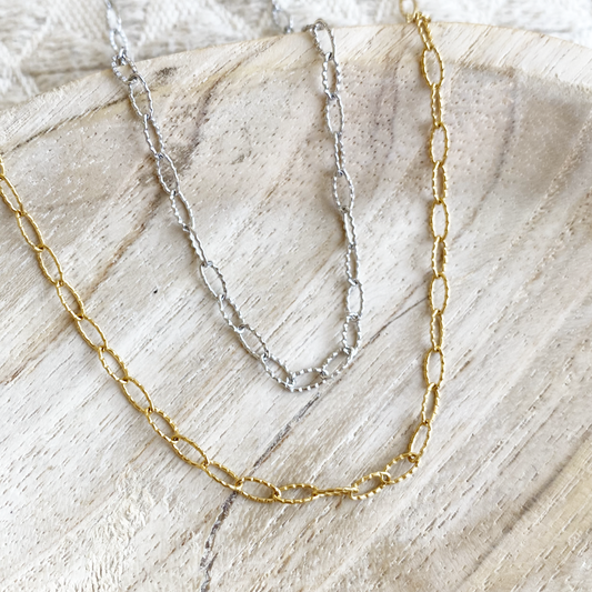 oval chains ketting