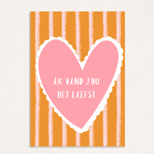 ik vind jou het liefst kaart