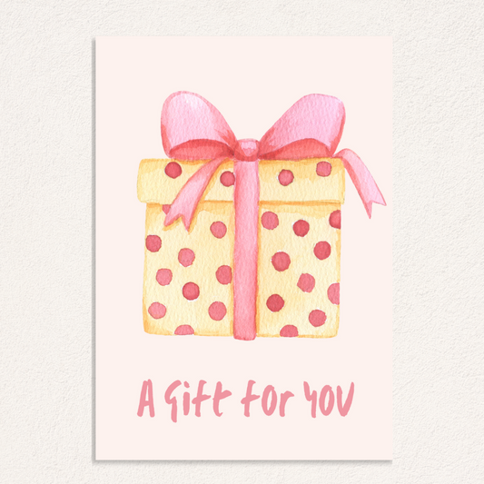 a gift for you kaart