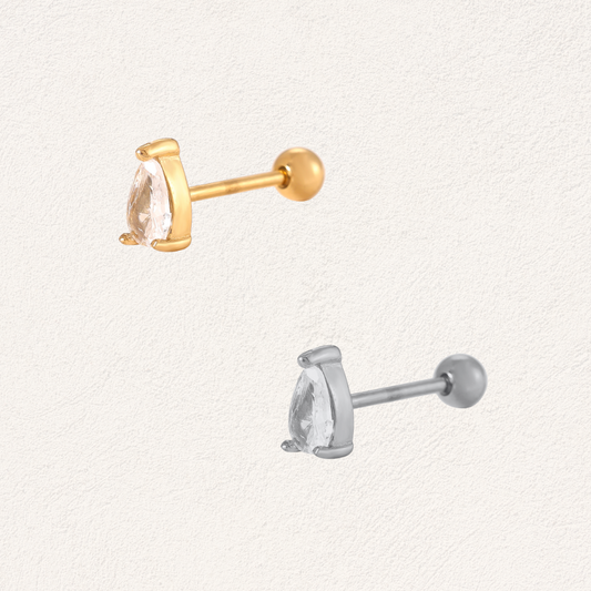 piercing stud steentje