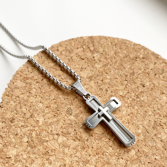 heren ketting cross