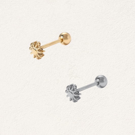 piercing stud zonnetje