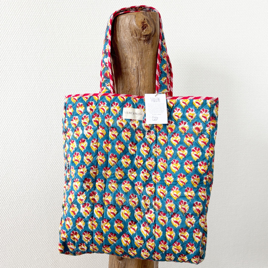 blooming reversible tas kleurrijk