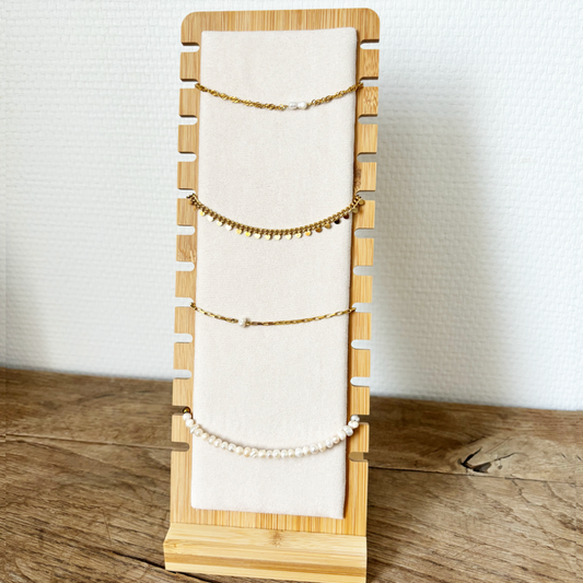 staande armbanden houder | armbanden en ketting organizer hout
