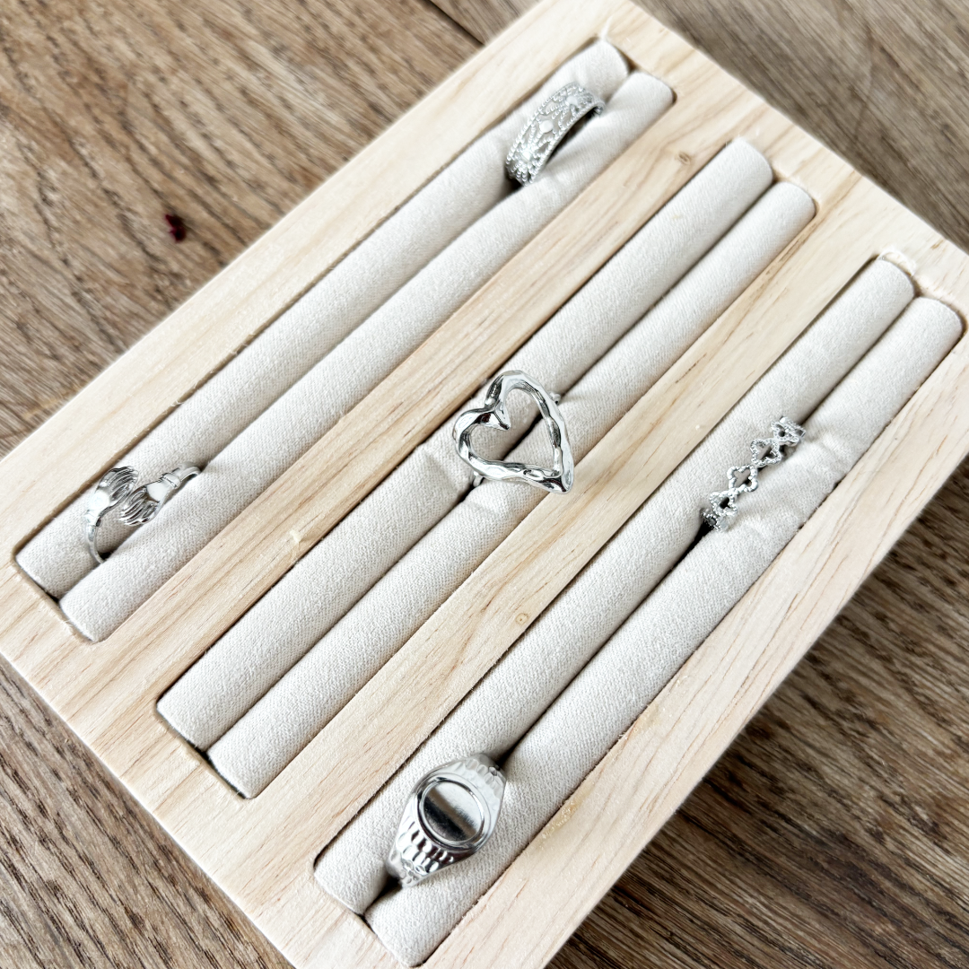 ringen houder klein | ringen organizer hout