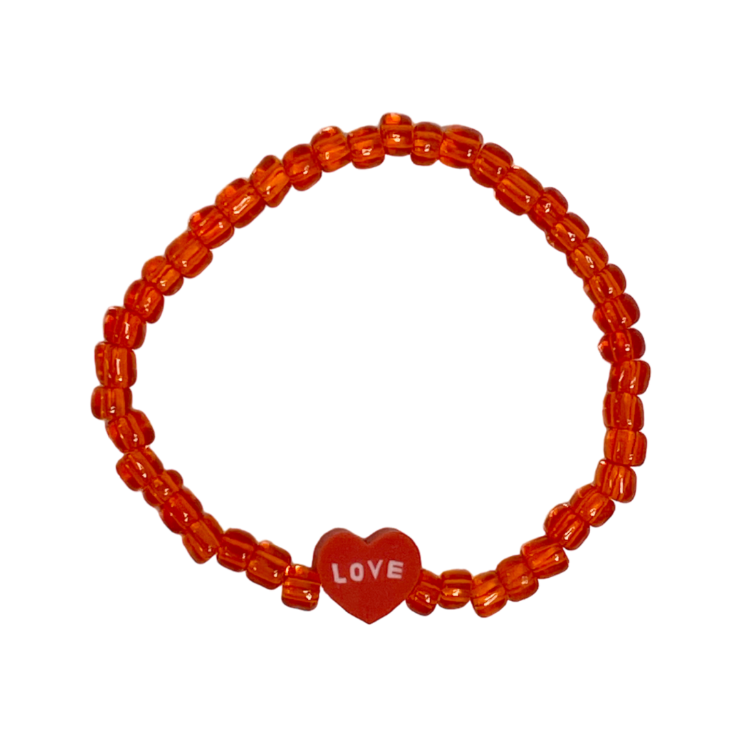 klei armbandje hartje