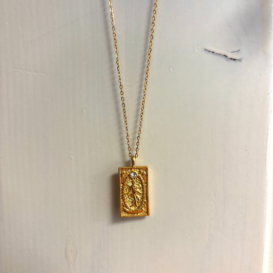 SALE lange ketting goud