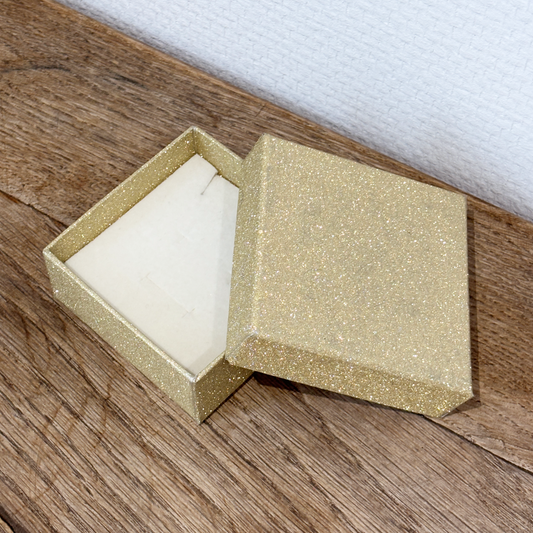 sieradendoosje goude glitters