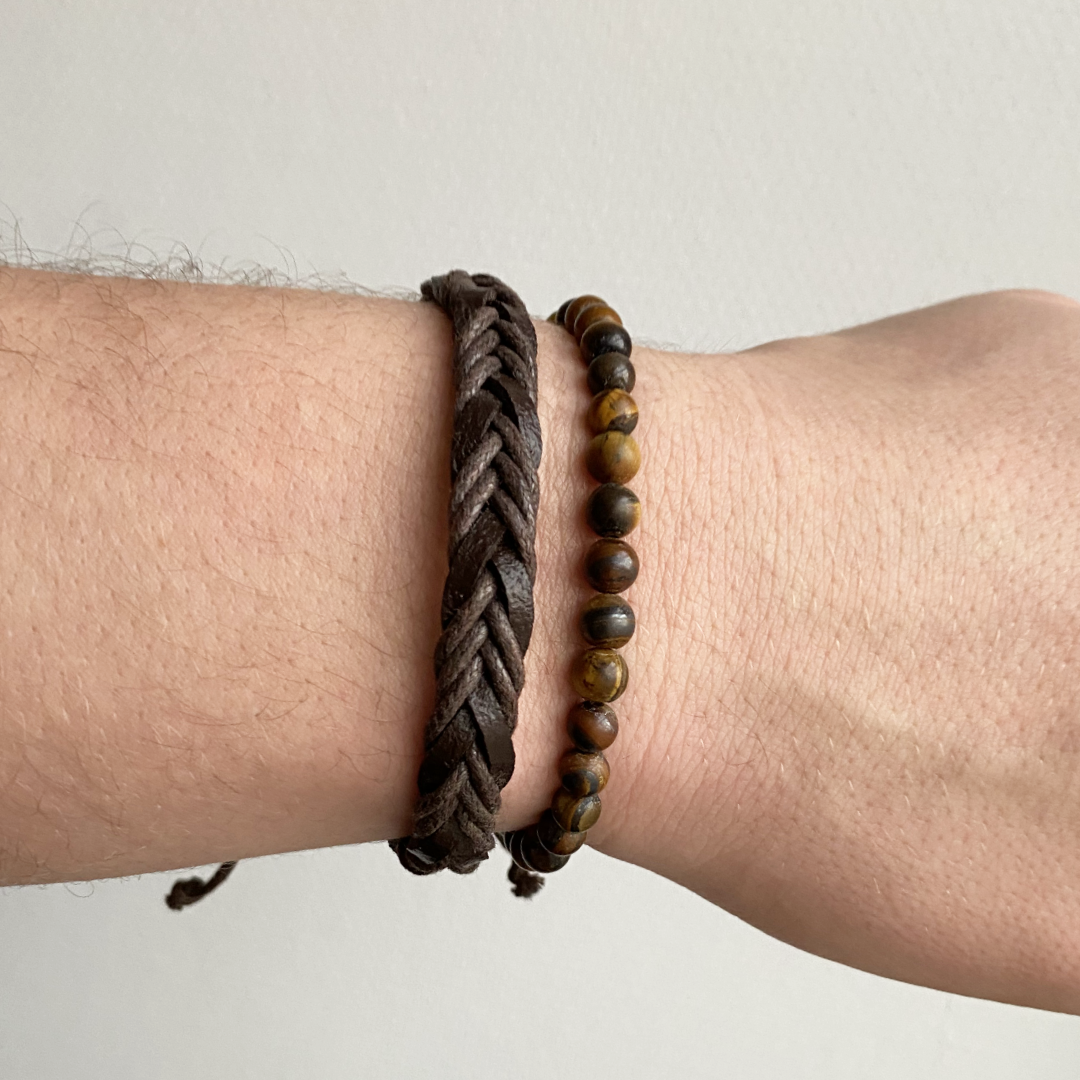 heren armband pu leer bentley