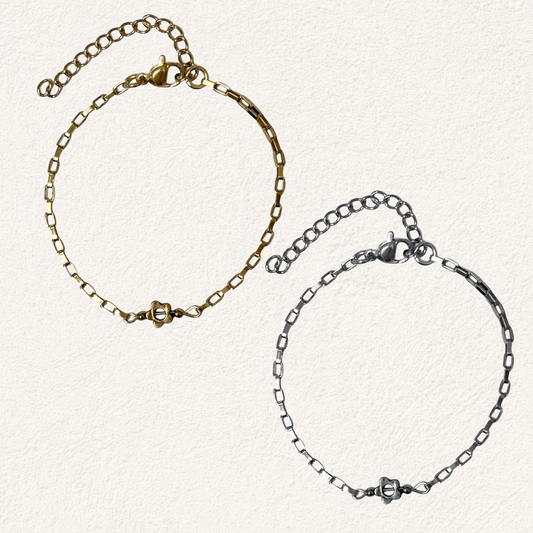 armband met klein bloemetje