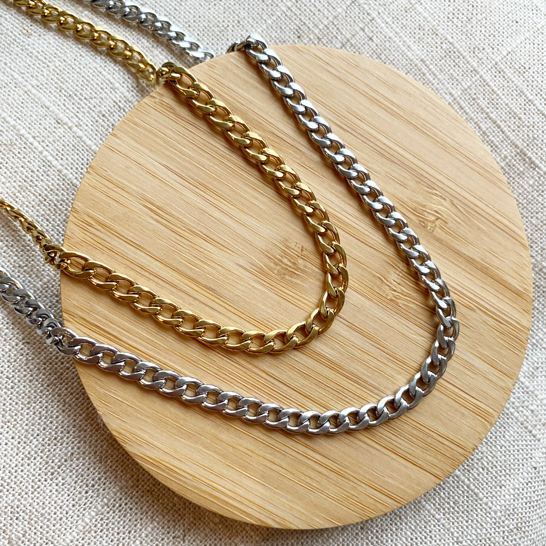 platte grove schakel ketting