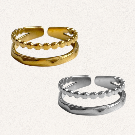double lines ring