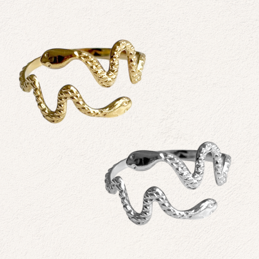 double snakes ring