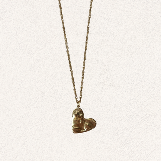 ketting met schuin hart