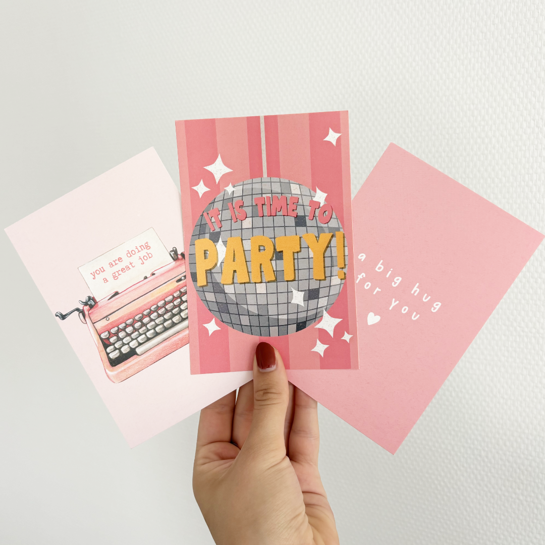 it is time to party kaart